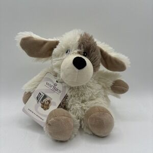 Warmies 9" Cozy Plush Junior Spotted Puppy Stuffed Animal Stuffie New w/ Tags